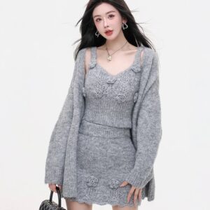 knitted jacket dress